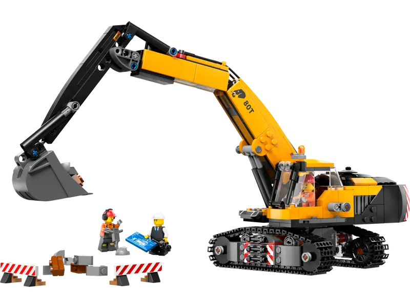 LEGO City Jaune Excavatrice (60420)